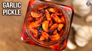 Garlic Pickle Recipe | Tasty Garlic Achaar | Pickle Storage Ideas | Best Sides For Indian Meals