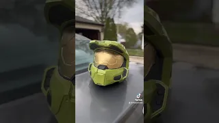 Creating a life sized master chief helmet #gaming #setup #gamingsetup #3dprinting #diy