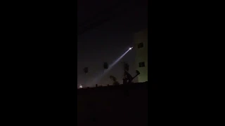 LAPD- Helicopter Circling at night with Spotlight