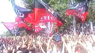 Vari Cori Raduno Milanello (con arrivo di Ronaldhino) Curva Sud Milano 15 luglio 2008