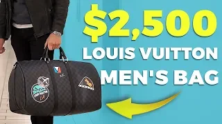 Unboxing $2,500 Louis Vuitton Men's Bag | Custom Keepall | Alex Costa