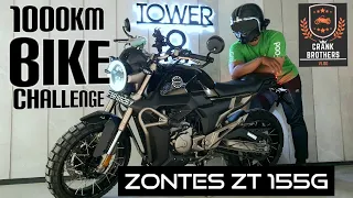 Zontes ZT 155G 1000km challenge