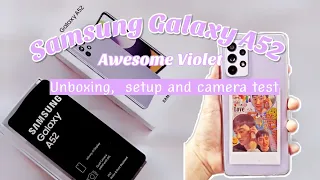 🌟 Samsung Galaxy A52 | Aesthetic Unboxing