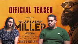 CAPTAIN MILLER Teaser REACTION | Dhanush, Shivarajkumar, Sundeep Kishan, Priyanka, Arun Matheswaran