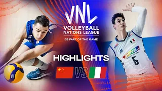 🇨🇳 CHN vs. 🇮🇹 ITA - Highlights Week 2 | Men's VNL 2023