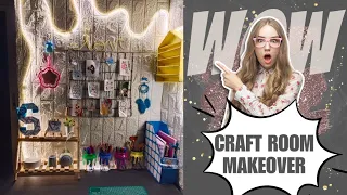 From Simple to Dreamy🤩 My Craft Room Transformation✨#DIY#CraftingSpace#craftroomorganising#makeover