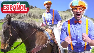 Blippi Español Un día en el Rancho para Niños | Videos educativos para niños