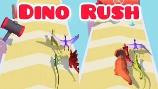 ✅Dino Rush. All Levels TOP Gameplay iOS Android Mobile Games Walkthrough New Update Max Level