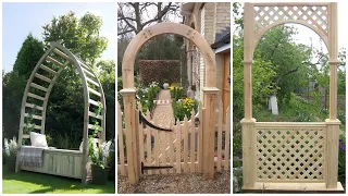 Garden arches for the garden: beautiful examples of the use of arched structures!