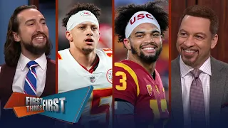 Mahomes have better season than Purdy? & Caleb congratulates Kingsbury | NFL | FIRST THINGS FIRST