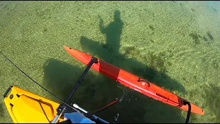 Exploring the Lower Keys in Florida by kayak.