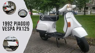 1992 Piaggio Vespa PX125 (Review) - finally a no rust vespa! - 1992 piaggio vespa px125 (review)