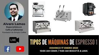 Tipos de Máquinas de Espresso Parte 1