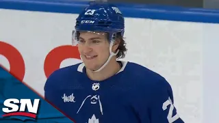 Mitch Marner Makes Two-Way Magic With Steal And Assist To Matthew Knies