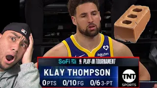 KLAY BRICKSON! WARRIORS at KINGS | #SoFiPlayIn | FULL GAME HIGHLIGHTS | April 16, 2023 REACTION