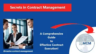 Introduction to the Secrets in Contract Management #contractmanagement