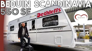 🔴⚪ Dethleffs Beduin Scandinavia 550 SE 🆕 | Neuer Grundriss! | Wohnwagen Neuheiten 2022 | GÜMA TV