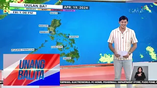 Weather update as of 7:11 AM (April 19, 2024) | UB