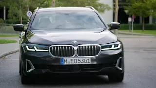 The new BMW 530d xDrive Touring Driving Video