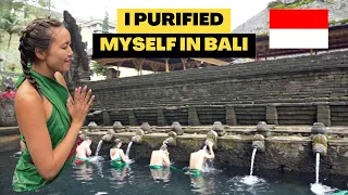 HOLY WATER SPRING TEMPLE in Bali | Pura Tirta Empul Purification Ritual