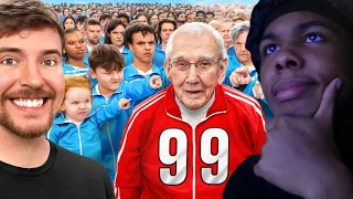 WhoIsRetro Reacts to MrBeast Ages 1 - 100 Decide Who Wins $250,000