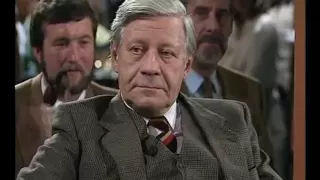 Helmut Schmidt in der NDR Talkshow mit Hermann Schreiber (1986) (Loriot)