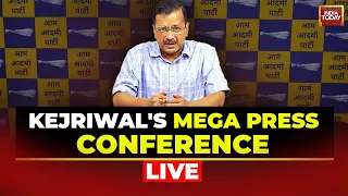 Arvind Kejriwal LIVE: Delhi CM Arvind Kejriwal's Mega Press Conference LIVE | AAP News LIVE