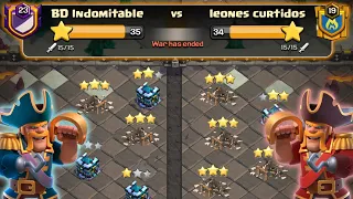 These Strategies are Really Strong - CWL Day 6, BD Indomitable VS leons curtidos - Clash of Clans