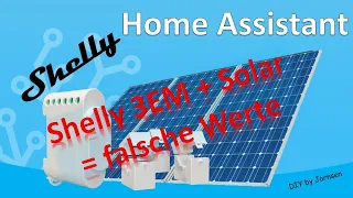 Home Assistant: Shelly3EM + Solar = falsche Werte