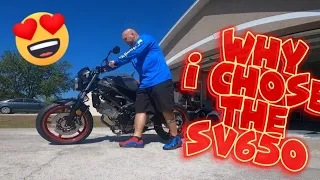 Why I Chose the Suzuki SV650 over the Yamaha MT-07
