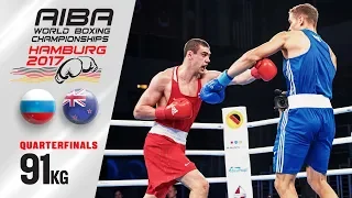 Quarterfinals (91kg) TISHCHENKO Evgeny (Russia) vs NYIKA David (New Zealand)