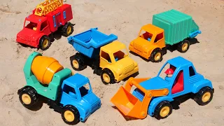 Видео про МАШИНКИ в песке - Мультики для детей Моя песочница!