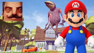 Hello Neighbor - My New Neighbor BIG Mario Final History Gameplay Walkthrough