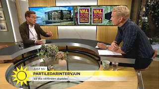 Ulf Kristersson (M): "Skärpta straff ger polisen fler verktyg" - Nyhetsmorgon (TV4)