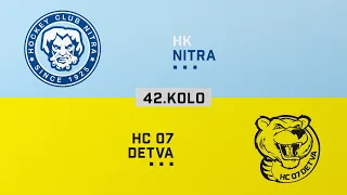 42.kolo HK Nitra - HC 07 Detva HIGHLIGHTS