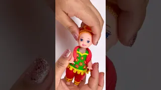 DIY Clay Indian Barbie Doll Making🪆🪆 Old Barbie Doll Makeover To Beautiful Village Barbie Doll💃💃