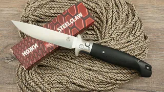 Складная финка Steelclaw "Страйк" клинок D2 рукоять G10. Распаковка и видеообзор ножа Стилкло Страйк