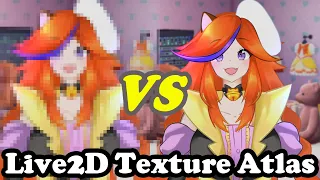 [Live2D] [Vtuber] Texture Atlas? How much does it affect the image quality and CPU performance?