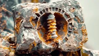 Descubrimiento impactante: ¿Engranaje de 300 millones de años descubierto en piedra