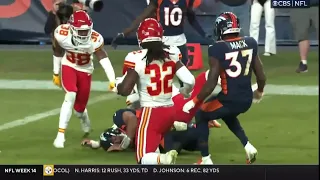 Russell Wilson SCARY Head Injury 🙏🏼🙏🏼 | Chiefs vs Broncos