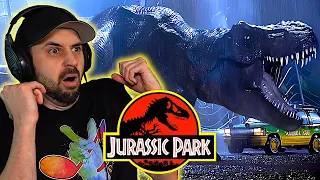 T. REX IS TERRIFYING! Jurassic Park REACTION!