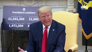 President Trump Meets with the Governor of Louisiana