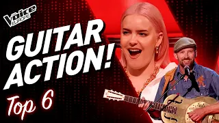 AMAZING GUITAR Blind Auditions on The Voice! | TOP 6