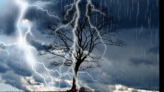 Гроза, раскаты грома, настоящие звуки природы Nature Sounds Rain, thunder, real sounds of nature