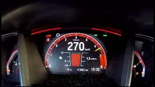 New 2017 Honda Civic Type R 0-270 kph