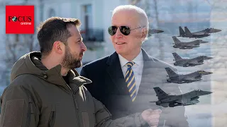 Biden sichert Ukraine Kampfjets zu - das steckt hinter der Kehrtwende