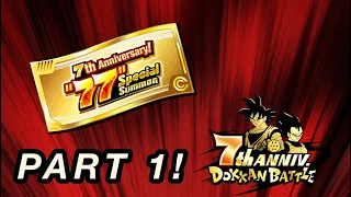 How to get the 77 special tickets in part 1 for 7 Year Anniversary GLOBAL DragonBall Z Dokkan battle