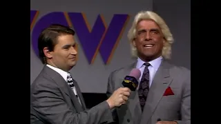 Ric Flair makes his TBS return | WCW Saturday Night | February 27th 1993 #RicFlair #TonySchiavone