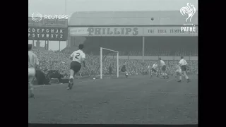 UK: FOOTBALL/SOCCER: MANCHESTER CITY BEAT SPURS 1-0 IN F.A. CUP SEMI-FINAL (1956)