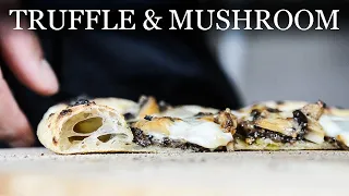 [No Music] How To Make The BEST Truffle Mushroom Pizza (The Easy Way!) Roccbox Pizza Oven Recipes